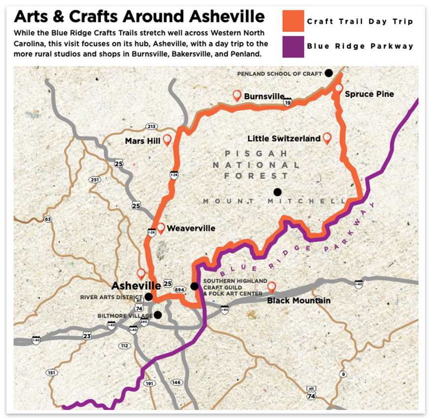 Well Crafted : From the galleries of Asheville to the backroad studios ...