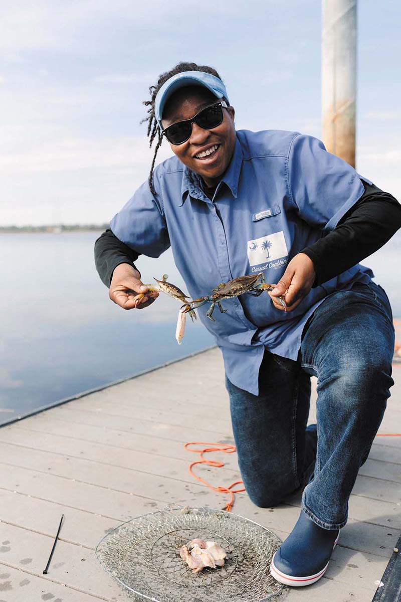 Learn to crab with Tia Clark. Photo credit: Elizabeth Ervin