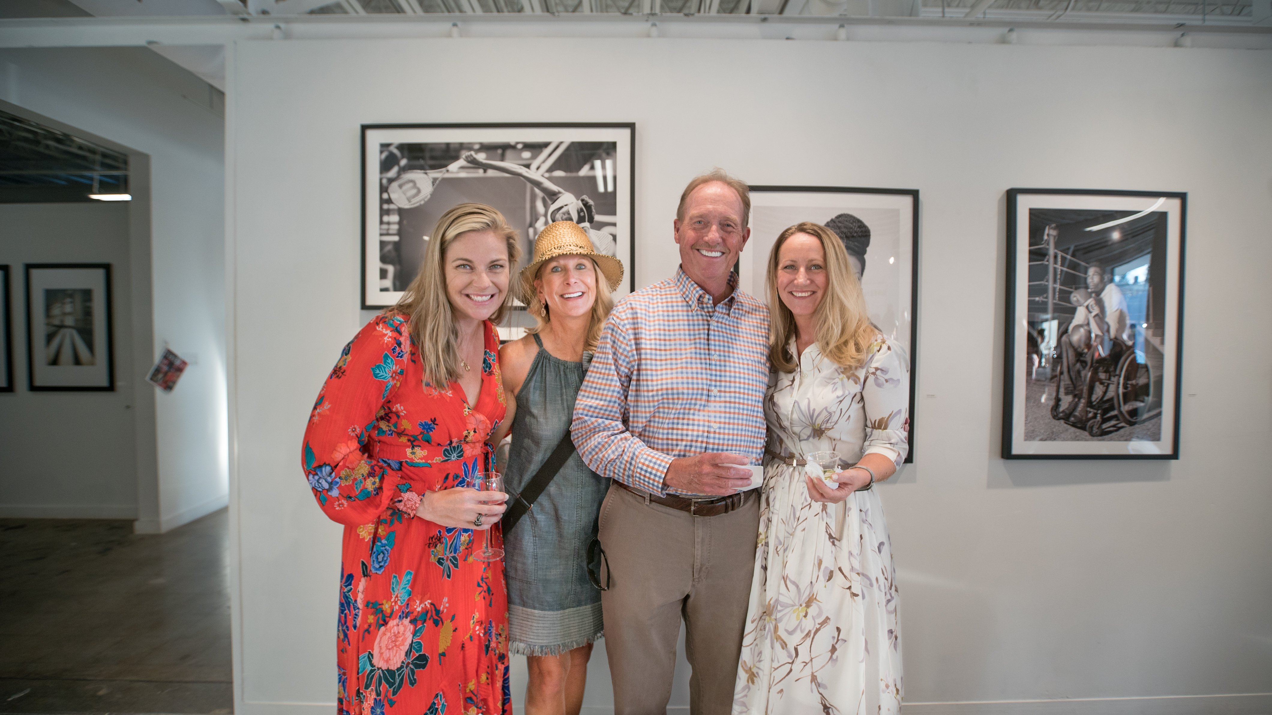 (Left to right) Alice Keeney, Kelly and David Lyle of Three Henry Wines, and Charleston editor-in-chief Darcy Shankland