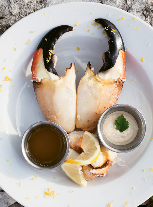 Stone-crab claws from the Firefly Bar &amp; Grill