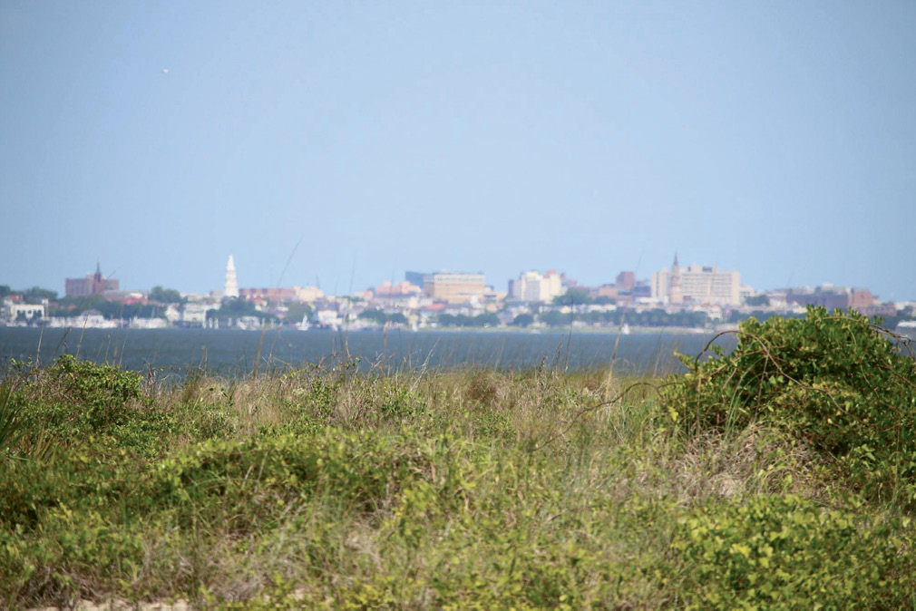 ...to great views of Fort Sumter and downtown Charleston.