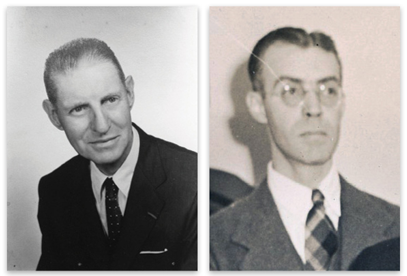 1947 - Historic Charleston Foundation is incorporated; its founders include architect Albert Simons (left) and Robert Whitelaw