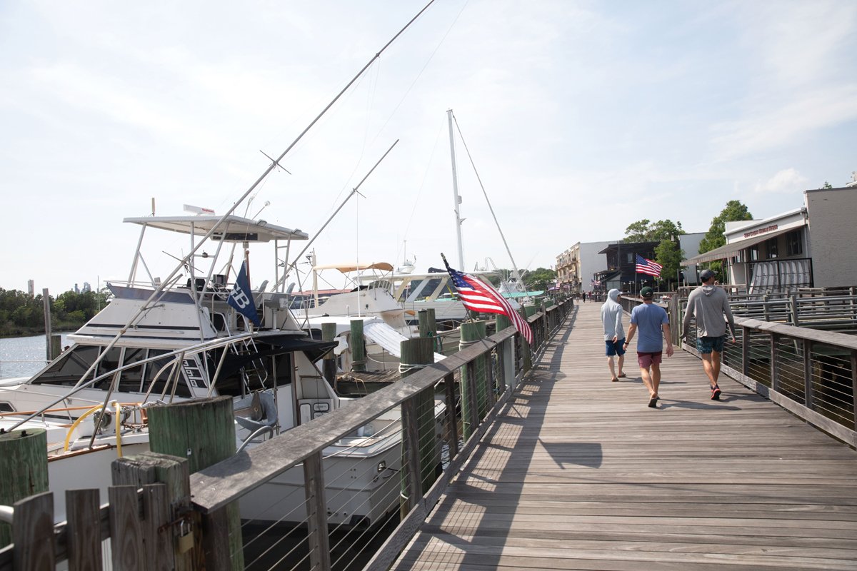 In search of beers and a hearty meal along Georgetown’s waterfront.