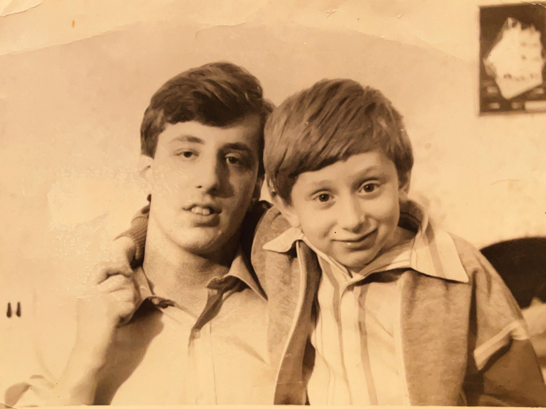 Yuriy with his brother, Dmitry.