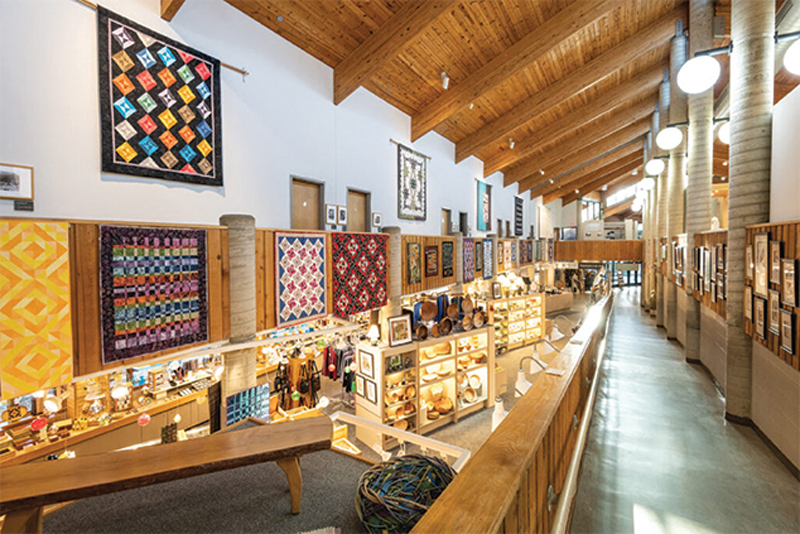 The Folk Art Center’s Allanstand Craft Shop is the oldest craft shop in the country