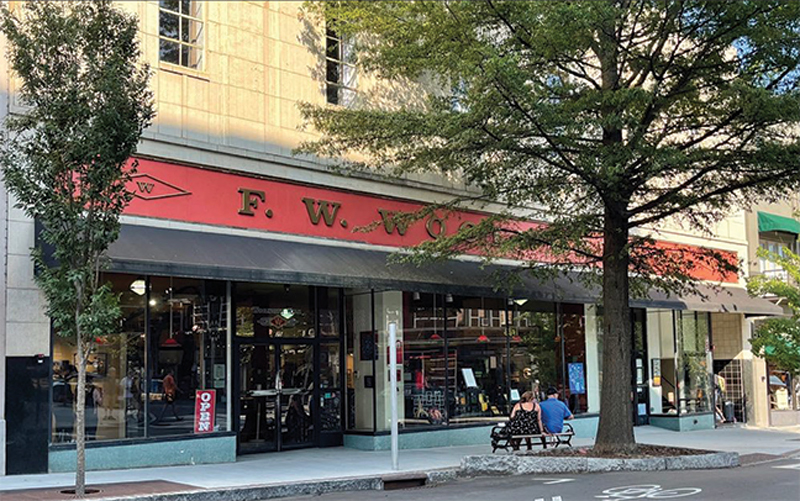 Art Walk: Woolworth Walk contains a restored soda fountain and two floors of artworks by 175 local artists. Located in Asheville’s historic Black business district known as “The Block.”