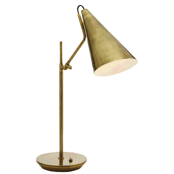 “Clemente” table lamp, $496, at  Circa Lighting