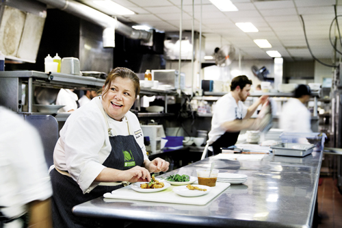 Michelle Weaver has been with the Grill since 1997 and became executive chef in 2010.