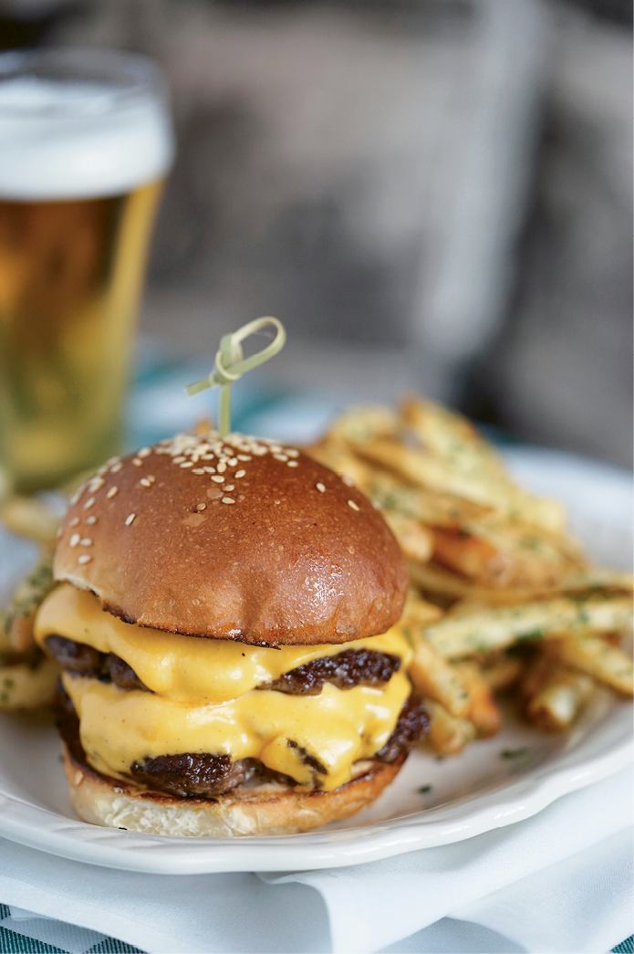 Double Down: Little Jack’s Double Tavern Burger is a welcome addition to the menu.