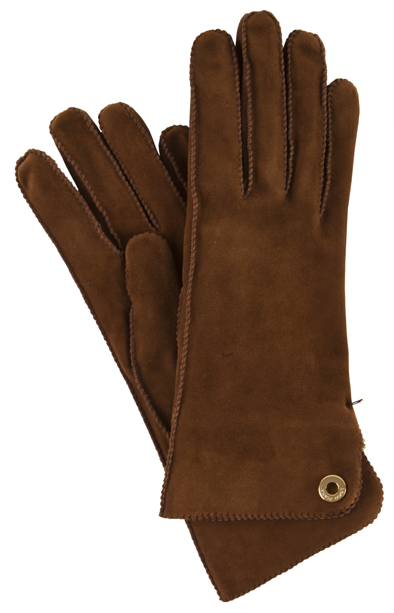 Loro Piana goat skin gloves in &quot;chestnut&quot;, $650 at Gwynn&#039;s of Mount Pleasant