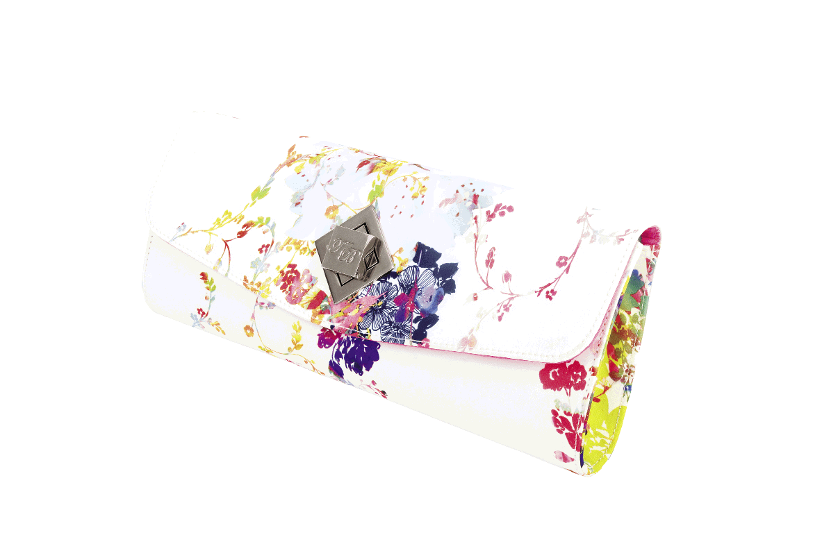 Ted Baker “Bloume Summer Bloom” clutch with detachable strap, $110 at Swoon