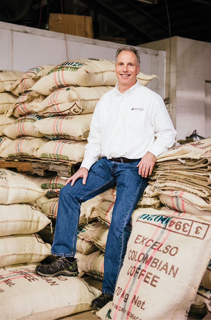 Bean There: Prior to establishing Charleston Coffee Roasters in 2005, Lowell Grosse spent 17 years learning the trade as a coffee importer.