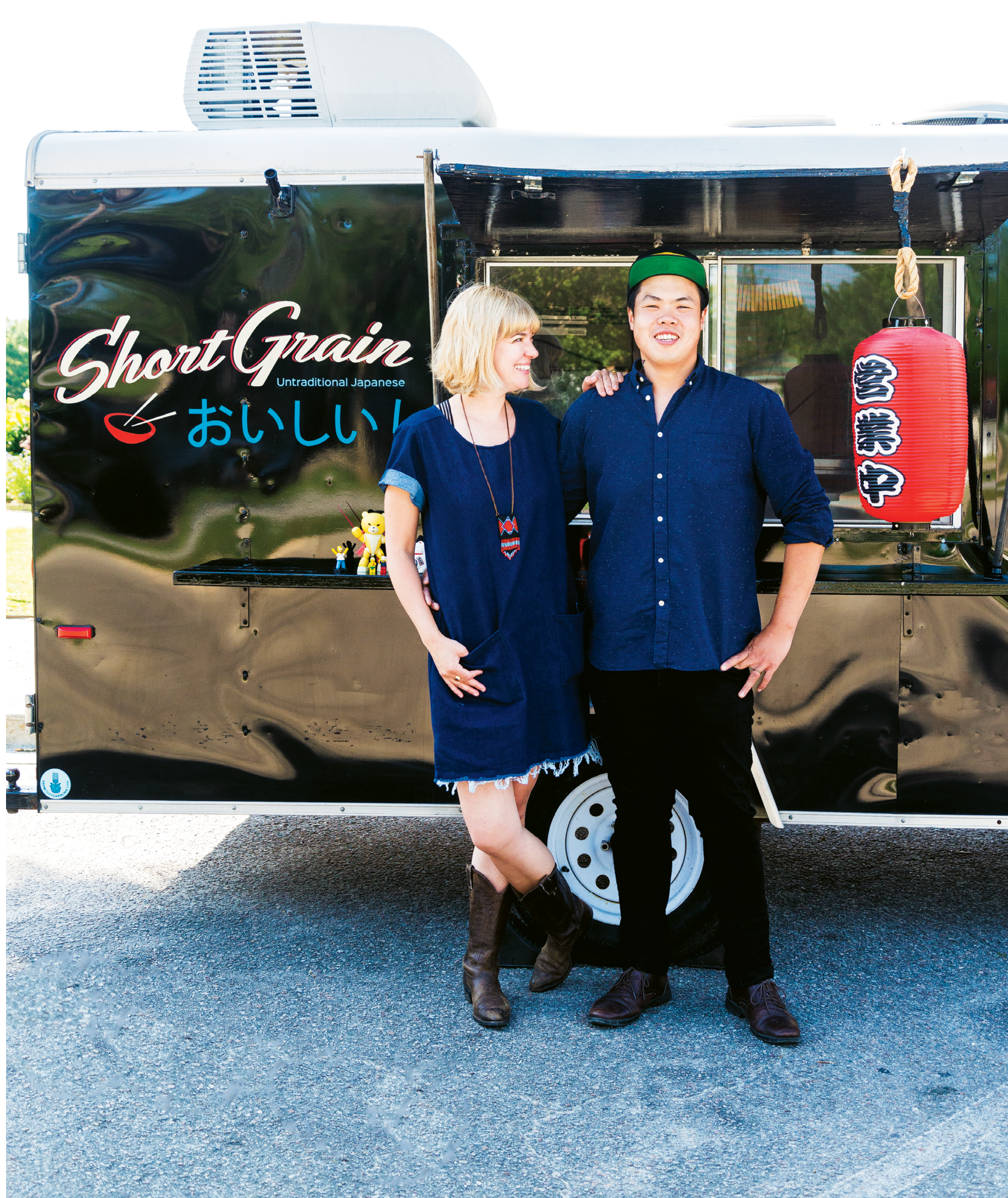 FOOD TRUCK: Short Grain; Shuai Wang partners up with his wife, Corrie, on their mobile eatery.