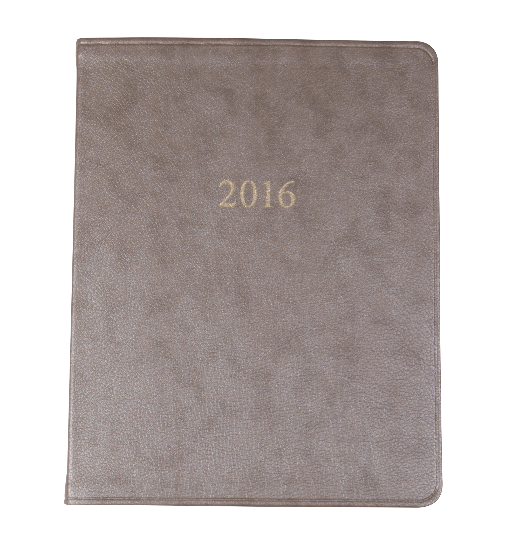 Gallery Leather ”Key West Large Monthly Planner” in ”Pearl Taupe,” $20 at Barnes &amp; Noble Towne Centre