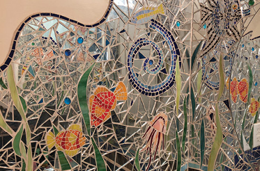 Original Work: “Creating large-scale mosaics was really my thing for a long time. They are all over my house.”