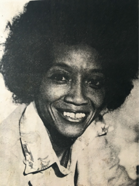 Johanna Martin-Carrington’s campaign photo for her run for Compton City Council in 1976