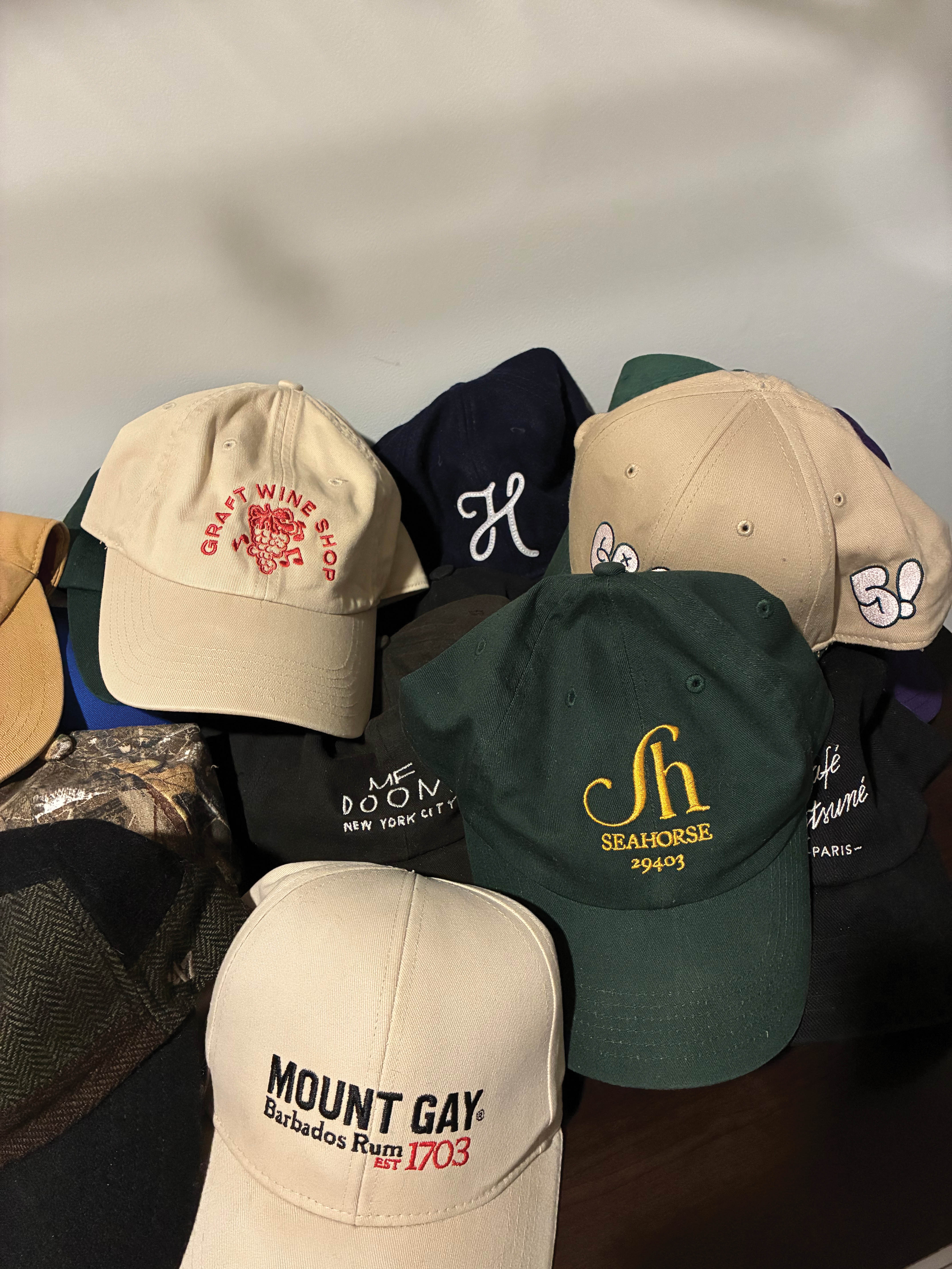 Vintage Appeal: “A really good brand ‘dad hat.’ I’ve gotten a bit carried away the past few years; an entire section of my closet is dedicated to it.”