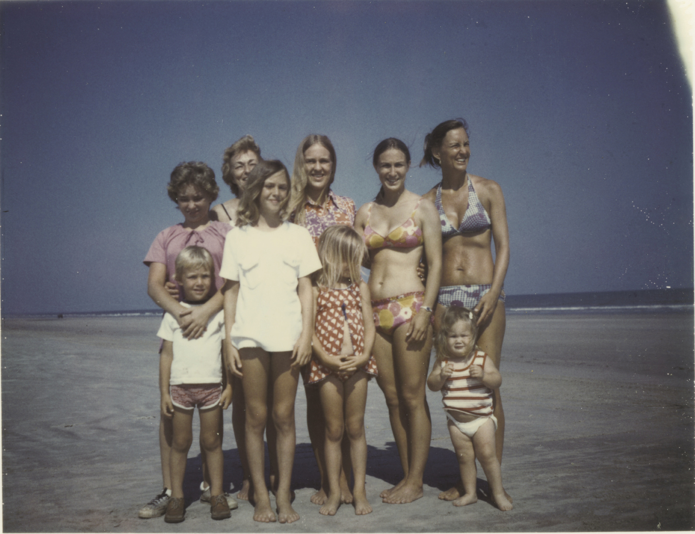 Family time on Kiawah Island, circa 1975