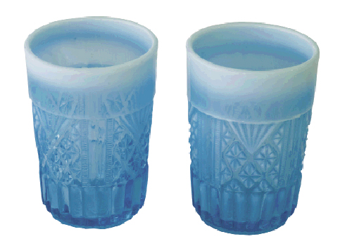 Turquoise pitcher and tumbler set