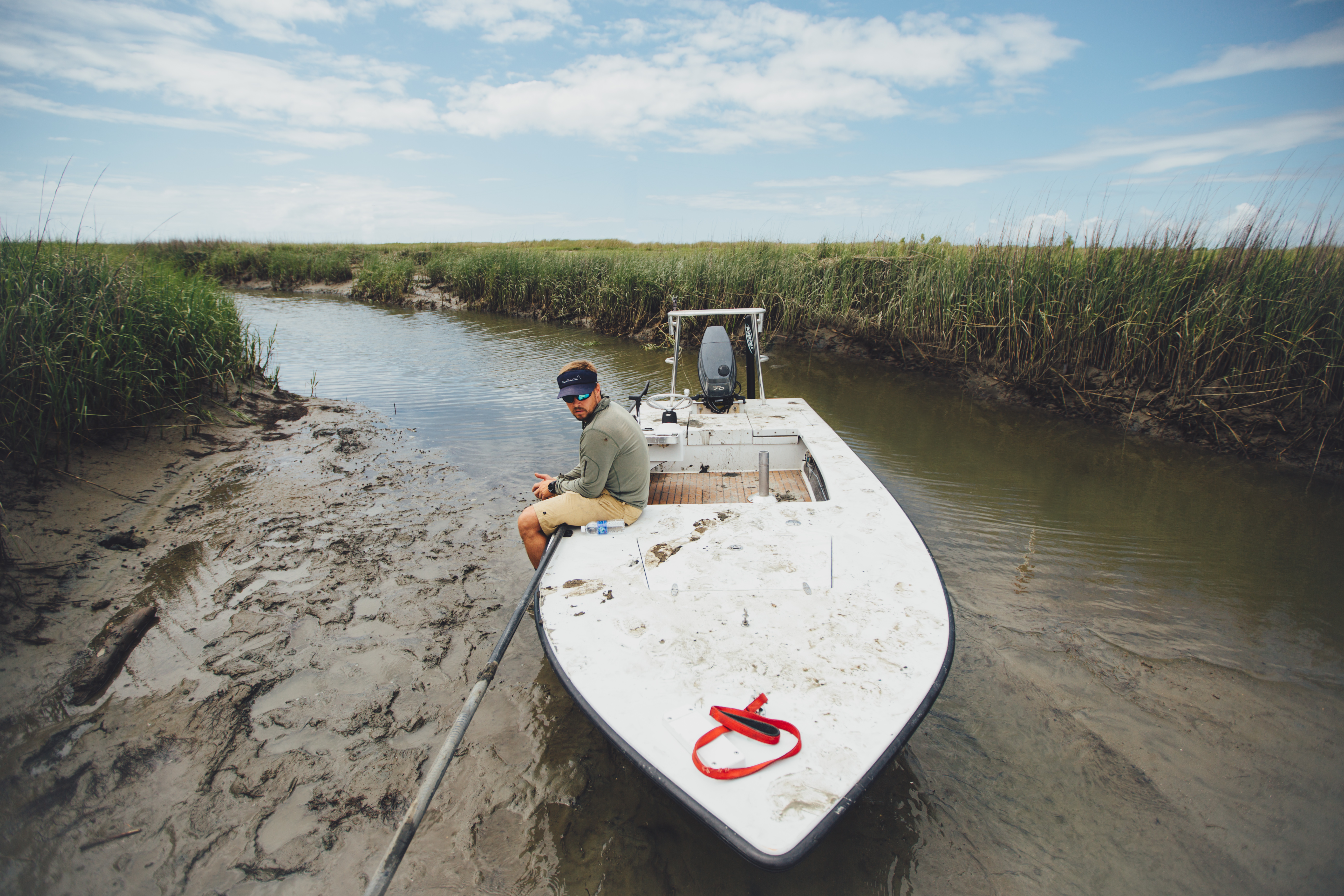 FINALIST Professional category: Lowcountry Lowtide by  Jeremy Clark; “Caught in a small lowcountry creek by the low tide. We may have missed a Friday staff meeting due to this snafu... Taken just north of Isle of Palms on May 29, 2015.”