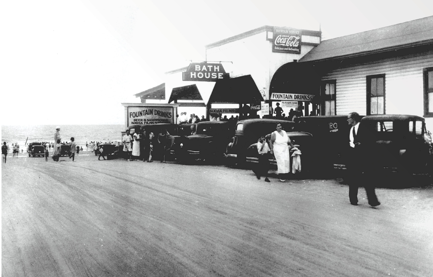 Even in the 1930s, the end of Center Street at Folly epitomized fun in the sun, a carefree place dubbed the “Edge of America.”