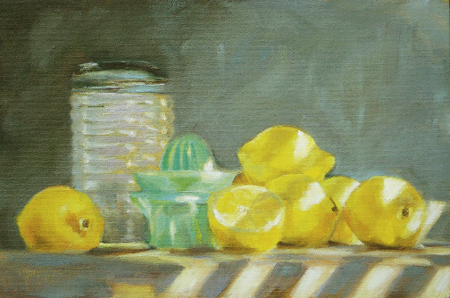 Making Lemonade, 2008, 11&quot; x 14&quot;, oil on linen