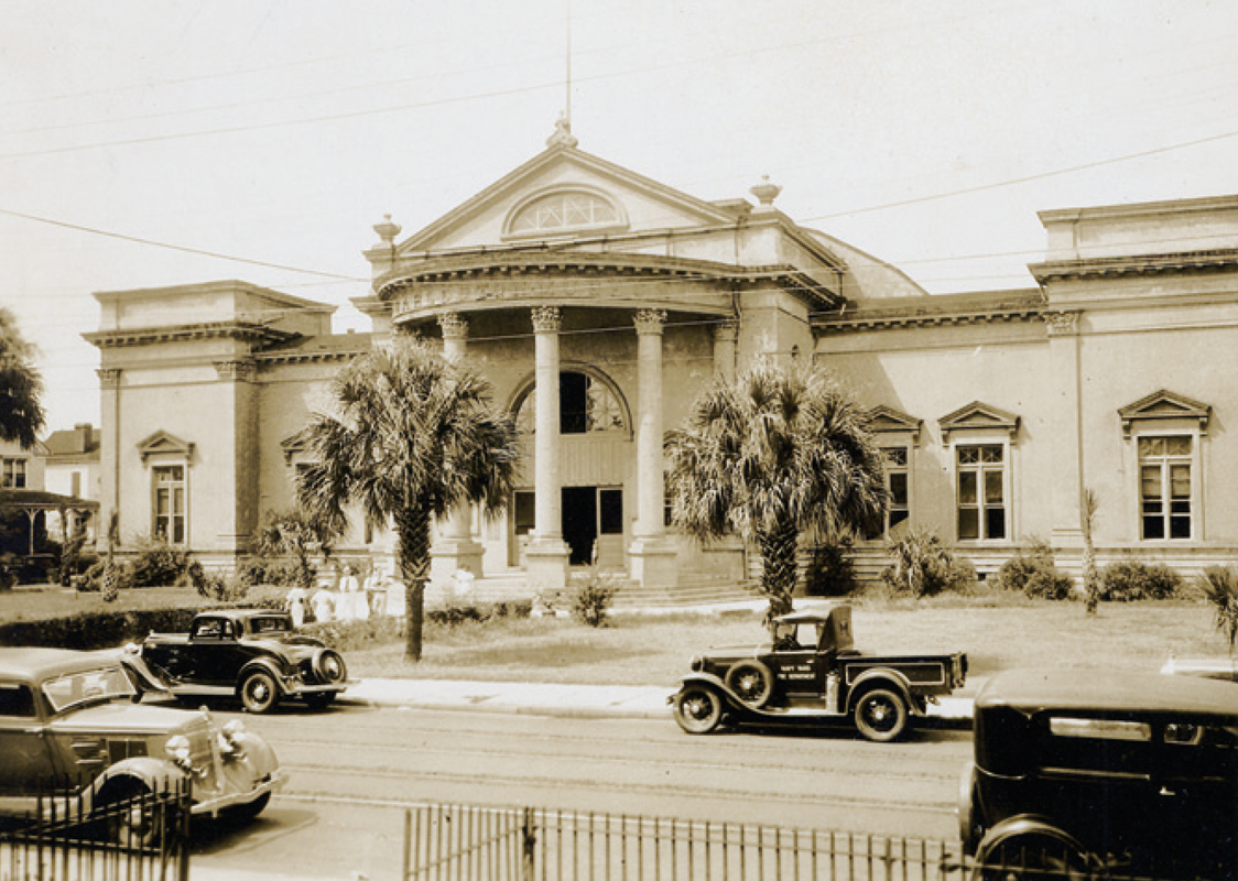 The former Charleston Museum on Rutledge Avenue, where Jennings created his dioramas, “The Drama of Western Civilization.”