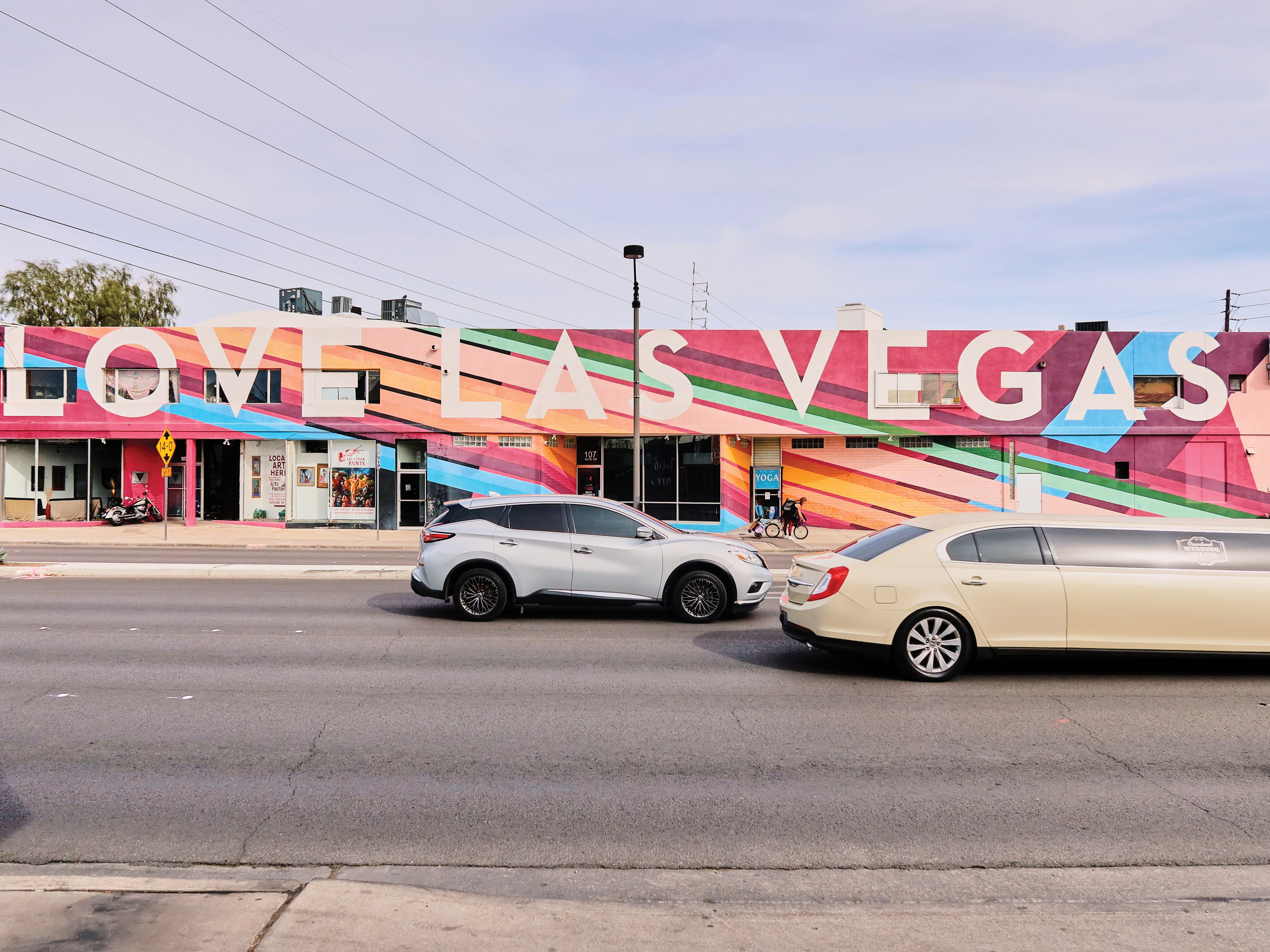The Arts Factory is a colorful hub in the Los Vegas Arts District.