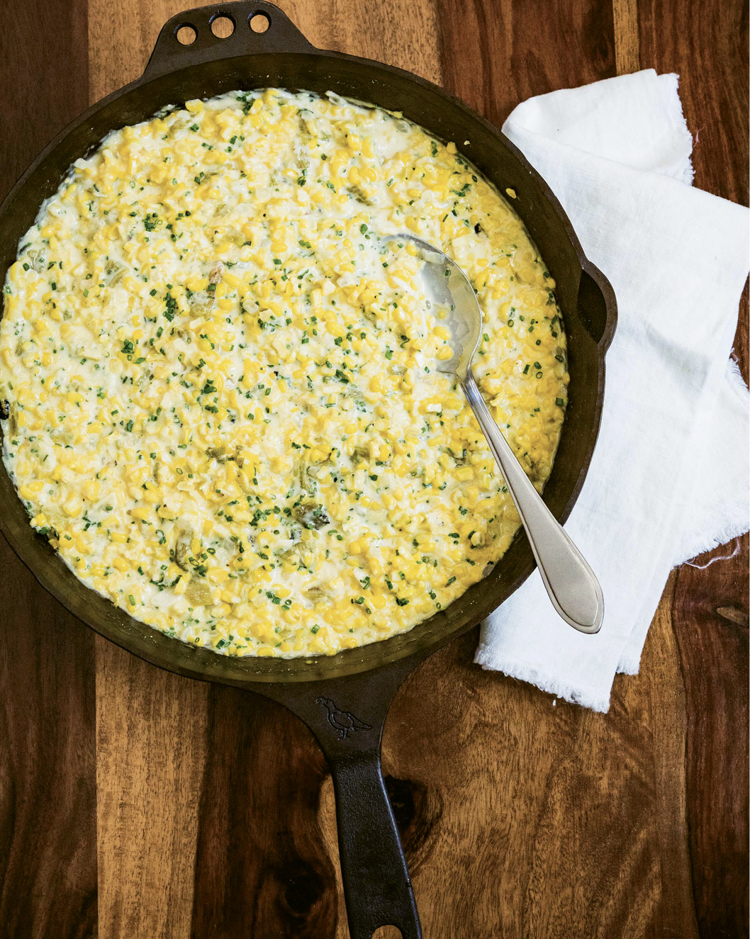 Homemade stock packs extra flavor in chile creamed corn