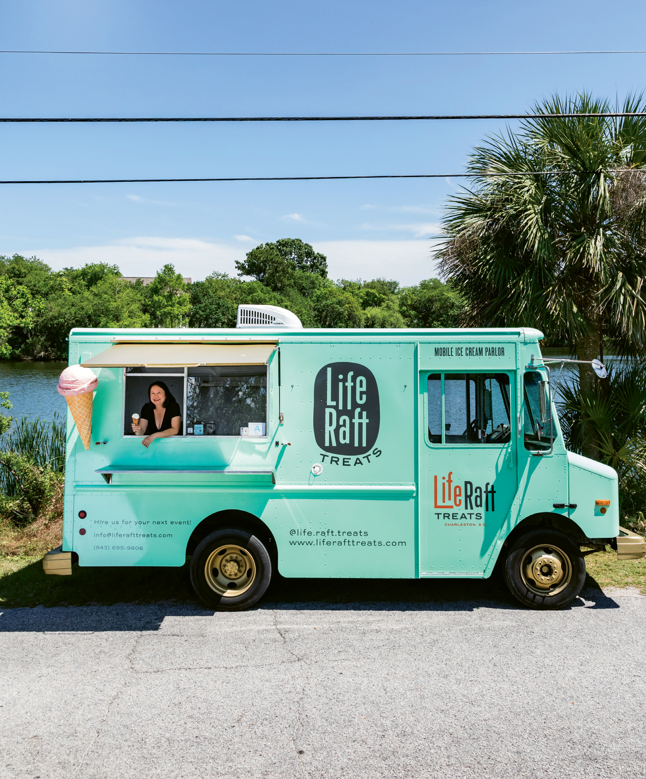 “The truck really sums up my story in food,” says Cynthia Wong of her mobile ice cream parlor. “It’s practically the sixth member of the family—after Critter the dog, of course.”