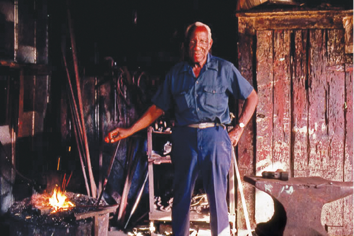 Late blacksmith Philip Simmons, who inspired and helped found the school.