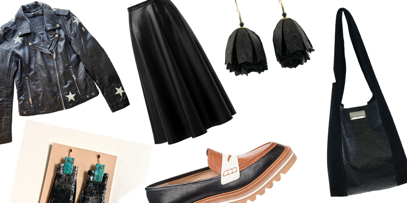 Back in Black: Add bold leather accents for classic luxe or rock ’n ...