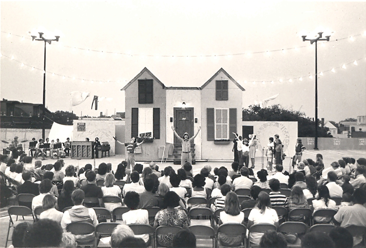 Street Smarts: The company’s “first blockbuster,” says Wiles, was his original musical, Seize the Street!, staged in 1979 on top of a parking garage.