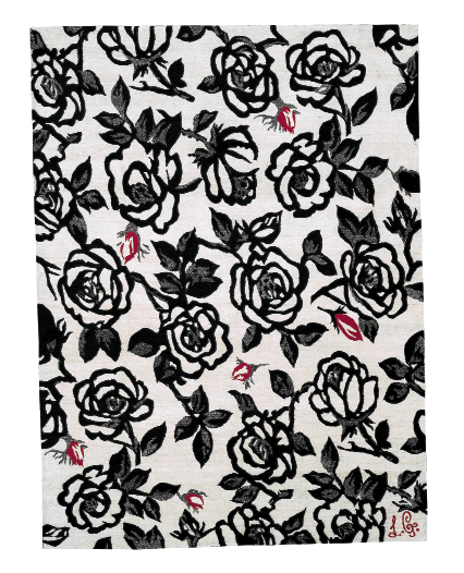Canvas Rose “Lulu” rug, $8,640, at Fine Rugs of Charleston