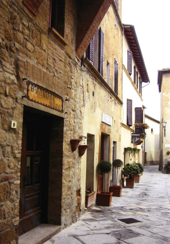 Pienza, known for its pecorino, was built atop a medieval castle in the 15th century.