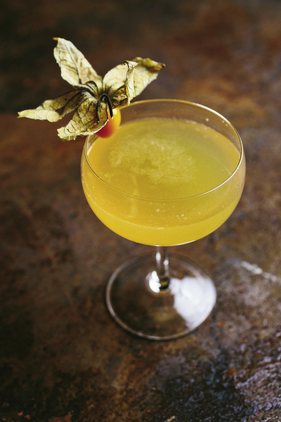 The Gin Joint is renowned  for its craft cocktails, and bartender Jamie Bolt mixed up some special concoctions for the appreciative F&amp;B crowd. This gorgeous cocktail, dubbed “The Death Grip,” is slightly tart and sweet with St. George Terroir Gin and apricot eau-de-vie. Get the recipe at charlestonmag.com/LeadingLadies.
