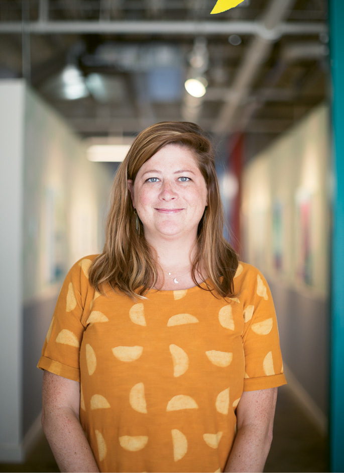 Cara Leepson, executive director of Redux, is excited about opportunities for expanded programming and creative collaboration in the nonprofit’s new King Street facility.