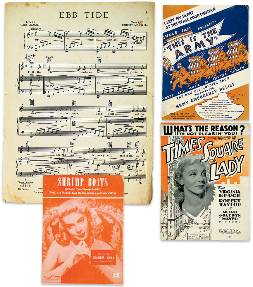 Sheet music from the West Ashley hot spot’s heyday