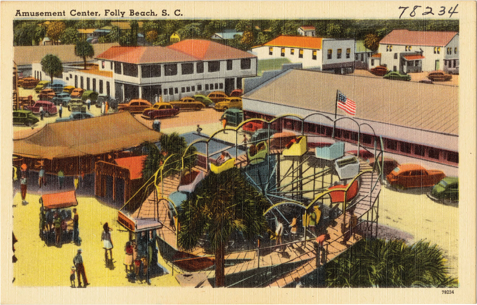 Pavilions &amp; Amusement Centers: Folly Beach (above) and Isle of Palms “The Isle of Palms, with its wide, smooth beach, is unsurpassed anywhere in North America. The sand is fine, white and clean...”