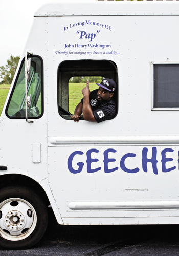 Desmond Brown dedicated his Geechee Island Food Truck to “Pap,” his grandfather and main inspiration