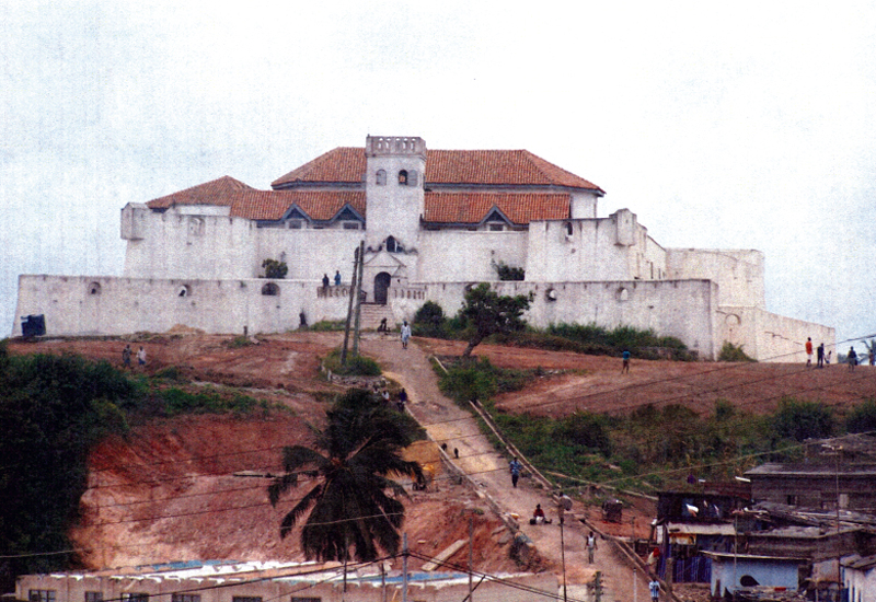The well-trodden path leading from Elmina Castle is the same one captives took in route to the slave ships waiting to transport