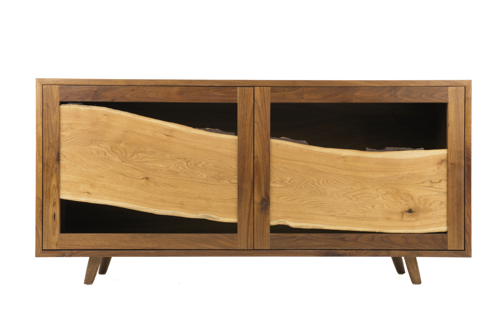 Butternut Sweep cabinet by Moran Woodworked Furniture