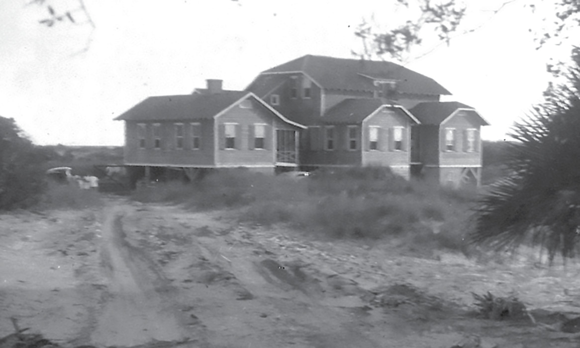 The Morawetzes’ beach house on Seabrook; the couple purchased much of the island to preserve its natural beauty. In 1958, Marjorie deeded it to the Episcopal Diocese of South Carolina. Camp St. Christopher remains there today as a retreat and conference center.