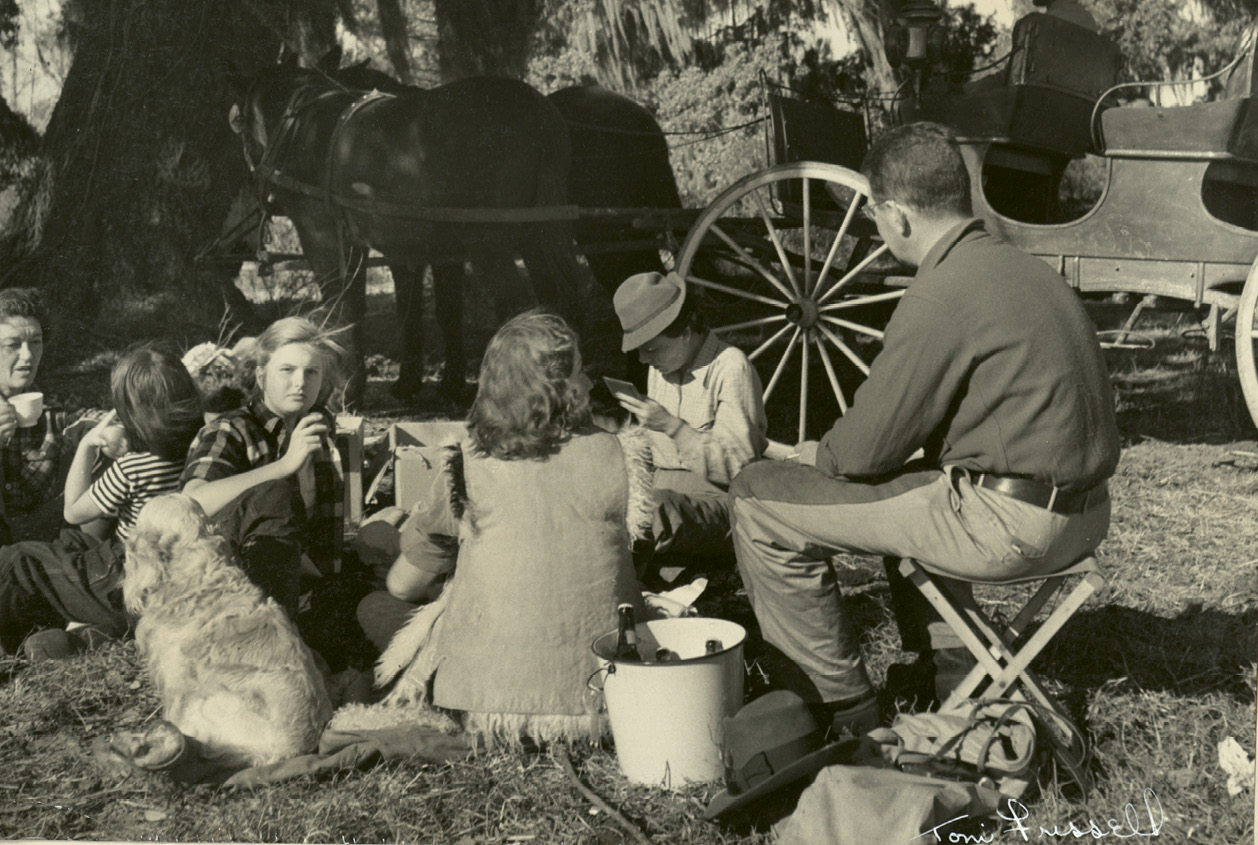 A picnic on the grounds