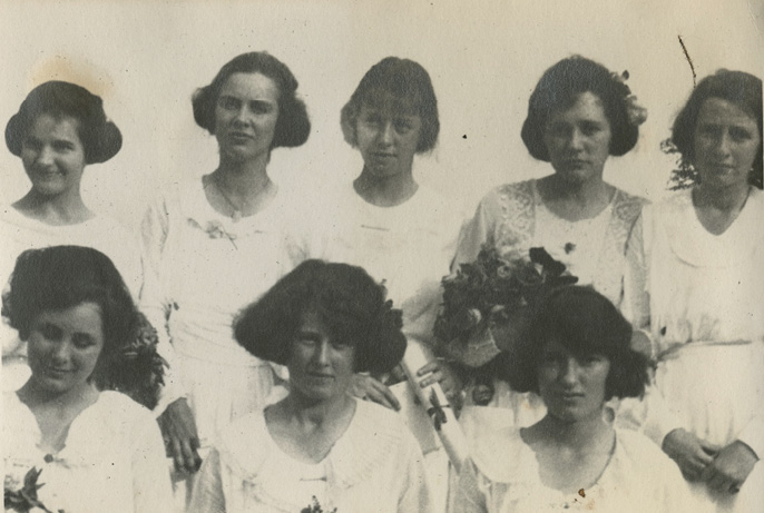 Gertie’s graduation day at Foxcroft School in 1920