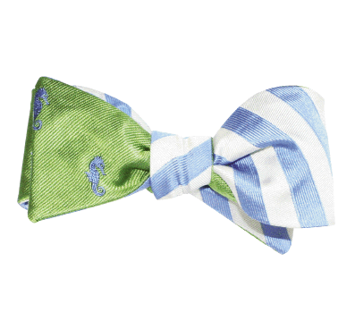 SOCIAL PRIMER High-end tie designer K. Cooper Ray, who hangs his hat in Charleston, is known for personality-packed, reversible pieces ranging from traditional stripe pairings to the camouflaged ”Prep Neck” collection. Buy locally at Gwynn’s of Mount Pleasant as well as at socialprimer.com.
