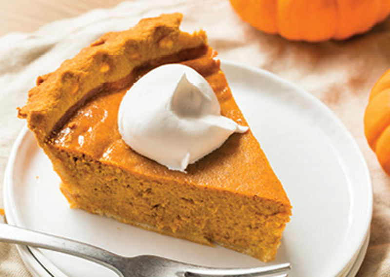 Good Gourd: “I’m very big on pumpkin pie; it should be at the table for every holiday!”