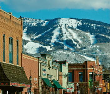 Winter retreat: “Visiting Steamboat Ski Resort is a healthy vacation. I like to be the first one on the lift and the last one off.”