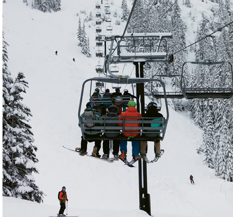 The old-school chairlift