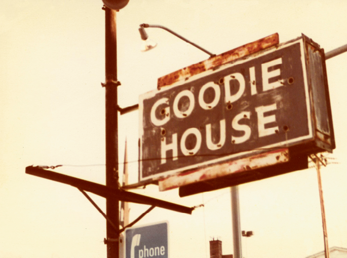 The Goodie House sign